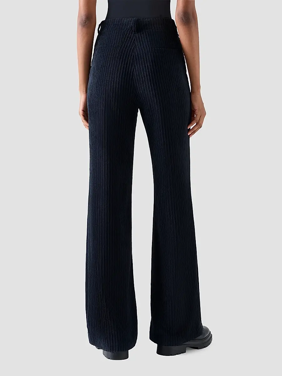 Akris punto Women's Celia Techno Corduroy Pants | Thumbnail 3