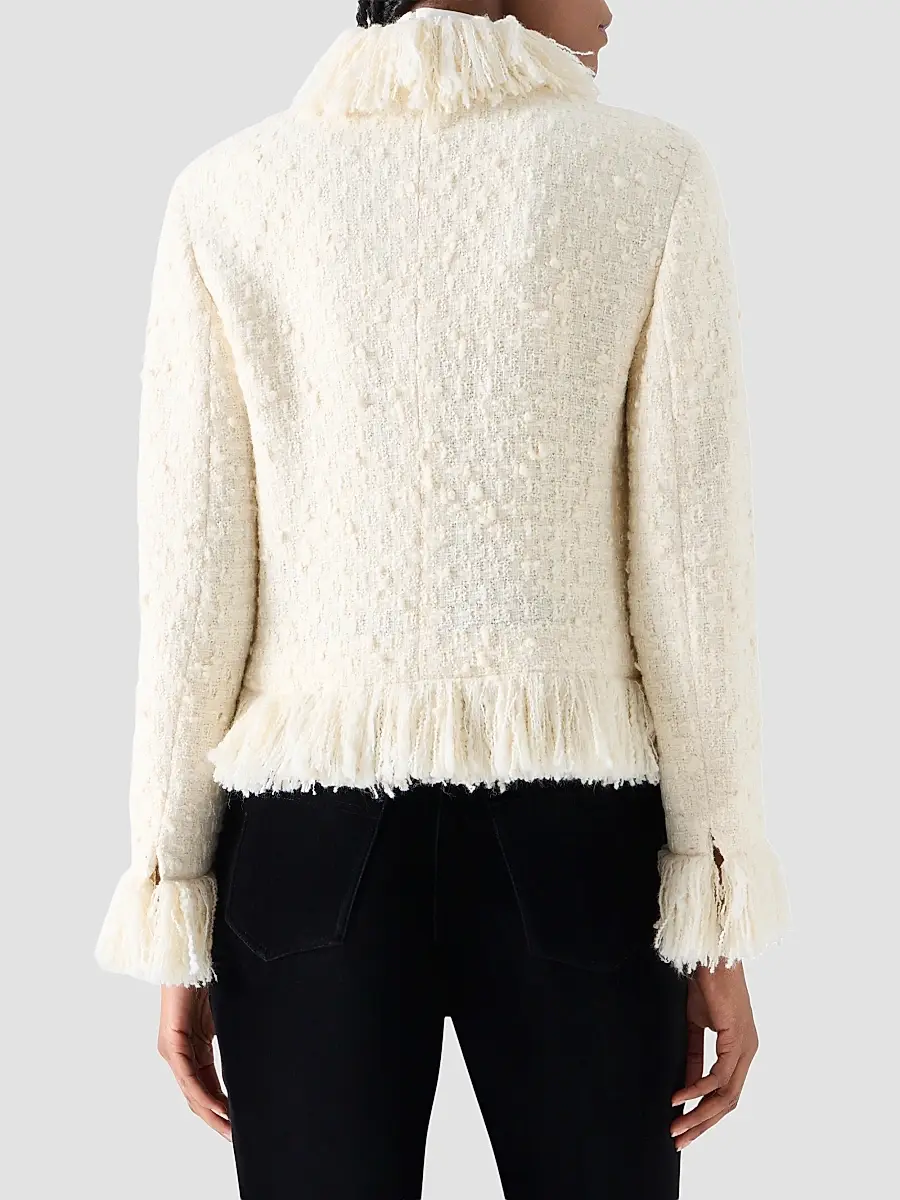 Akris punto Women's Bouclé Tweed Wool-Blend Jacket | Thumbnail 3 Akris punto Women's Bouclé Tweed Wool-Blend Jacket | Thumbnail 3