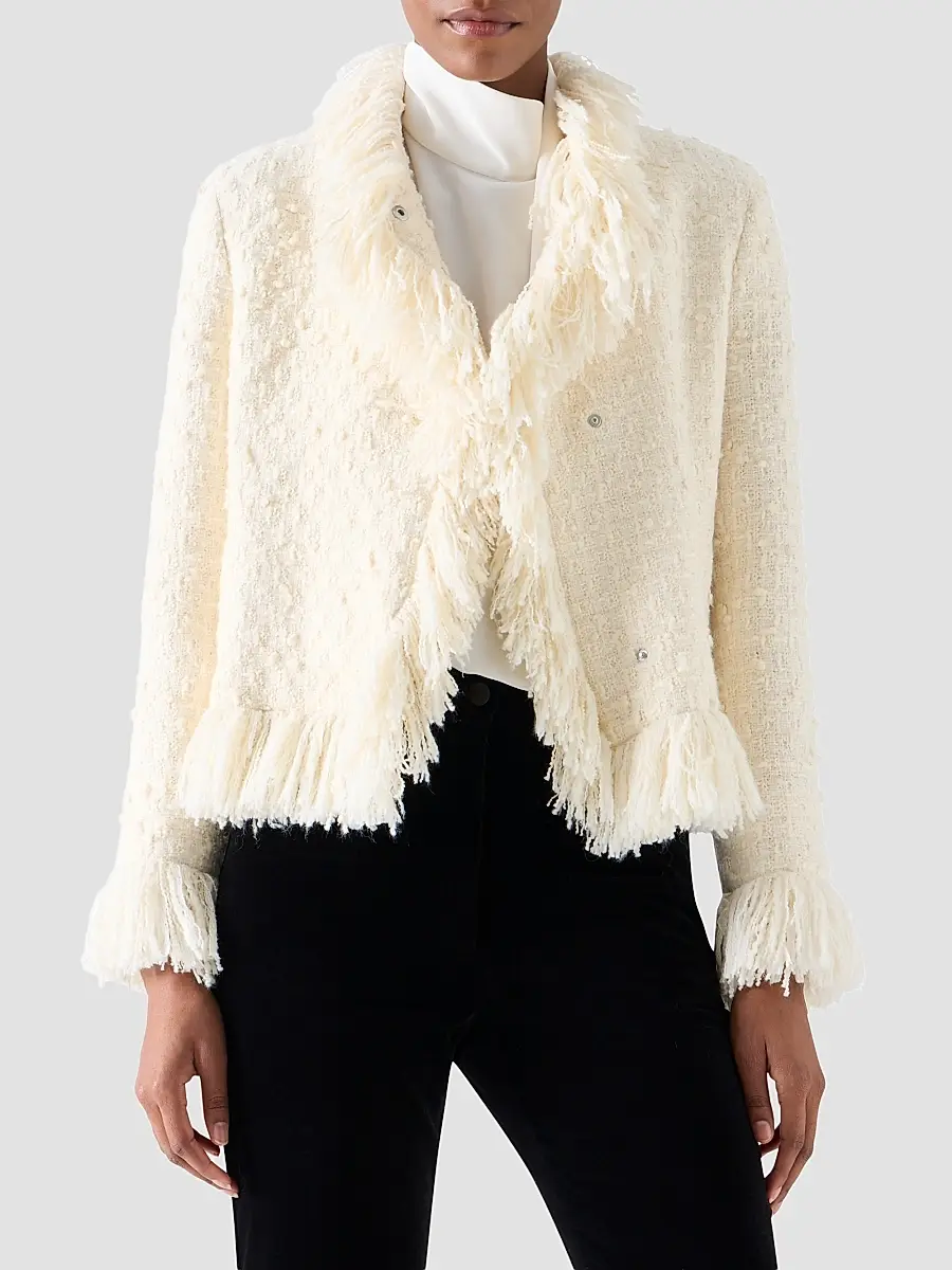Akris punto Women's Bouclé Tweed Wool-Blend Jacket | Thumbnail 4 Akris punto Women's Bouclé Tweed Wool-Blend Jacket | Thumbnail 4