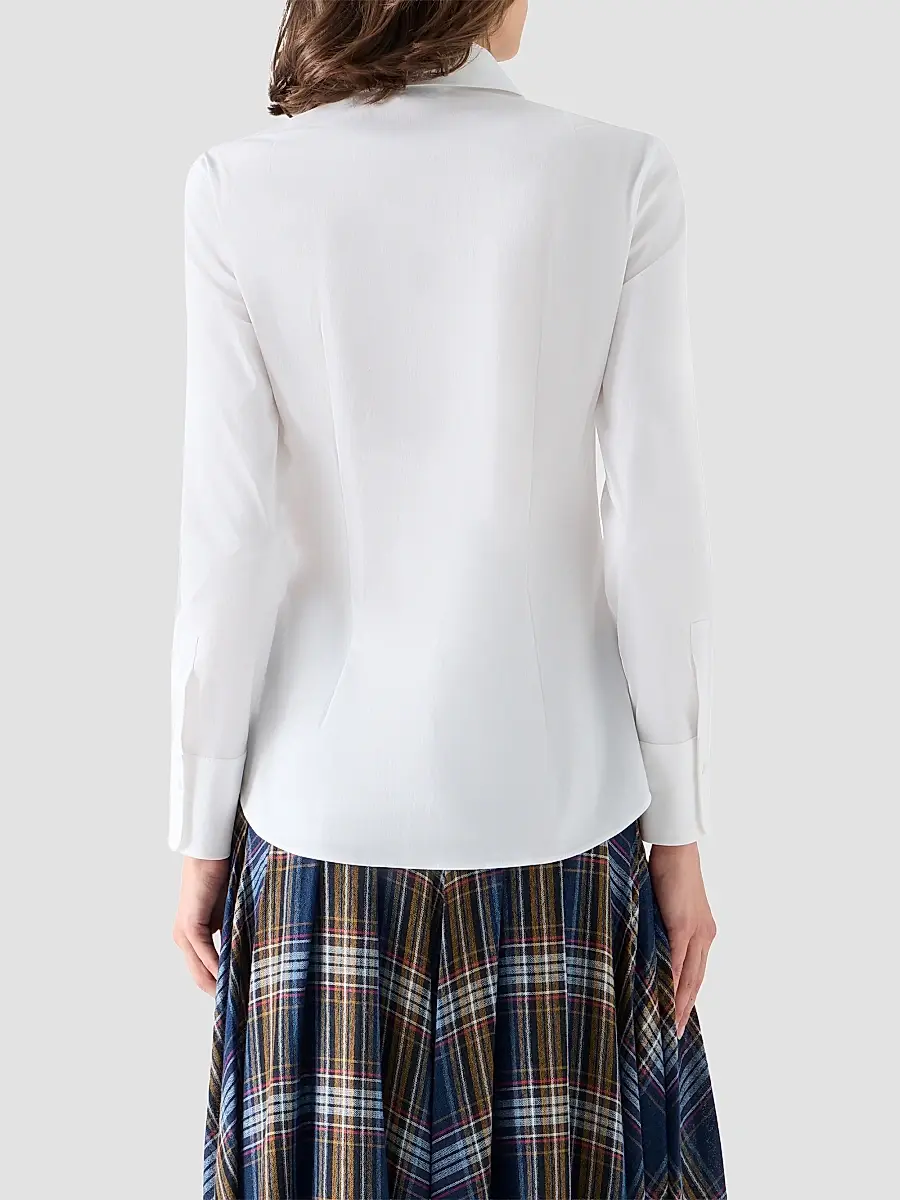 Akris punto Women's Dice Detail Blouse | Thumbnail 3 Akris punto Women's Dice Detail Blouse | Thumbnail 3