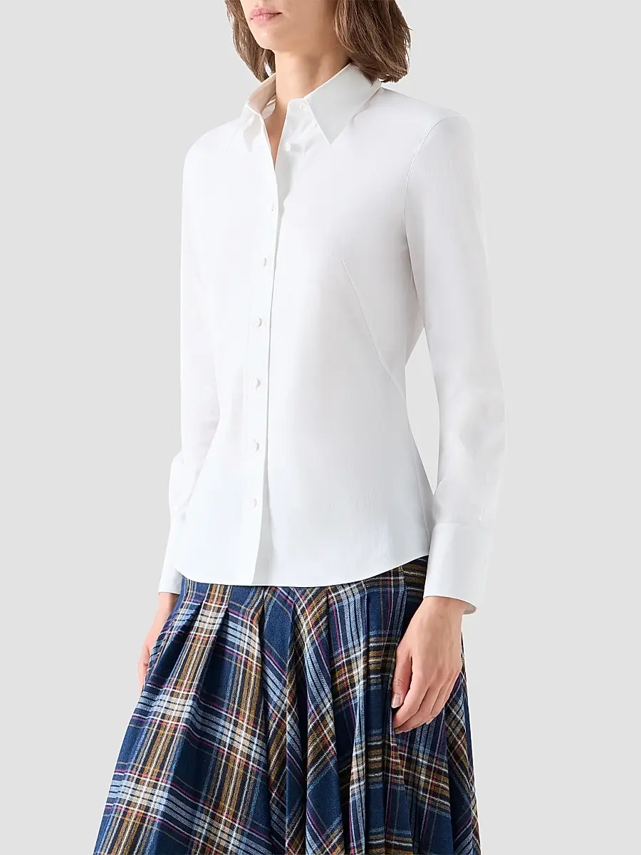 Akris punto Women's Dice Detail Blouse | Thumbnail 6 Akris punto Women's Dice Detail Blouse | Thumbnail 6