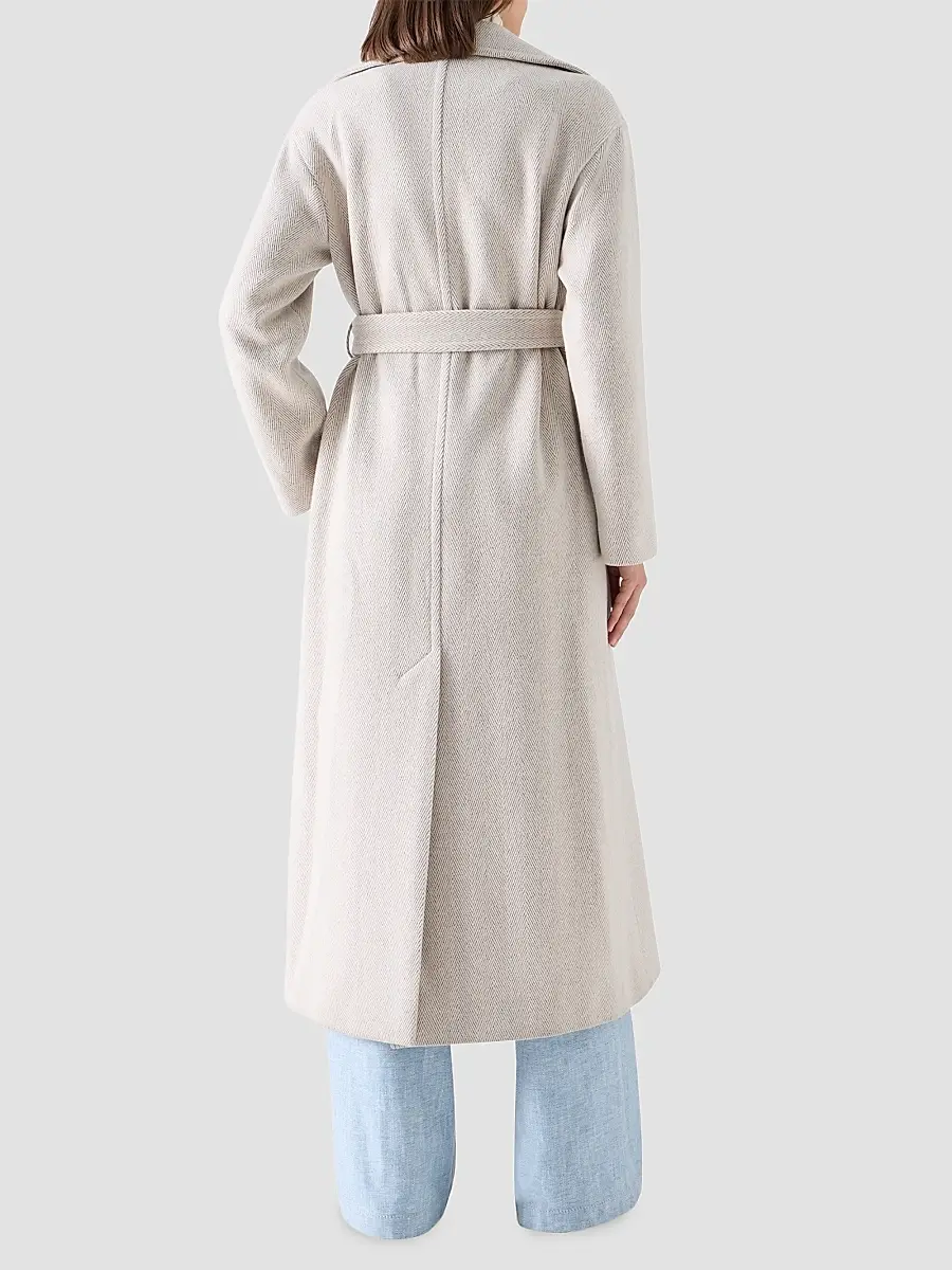 Akris punto Women's Herringbone Wool Coat | Thumbnail 3 Akris punto Women's Herringbone Wool Coat | Thumbnail 3