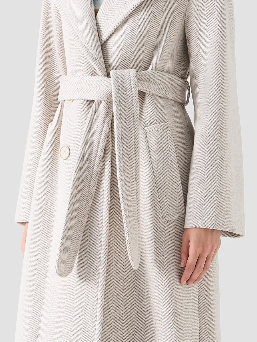 Akris punto Women's Herringbone Wool Coat | Thumbnail 5 Akris punto Women's Herringbone Wool Coat | Thumbnail 5