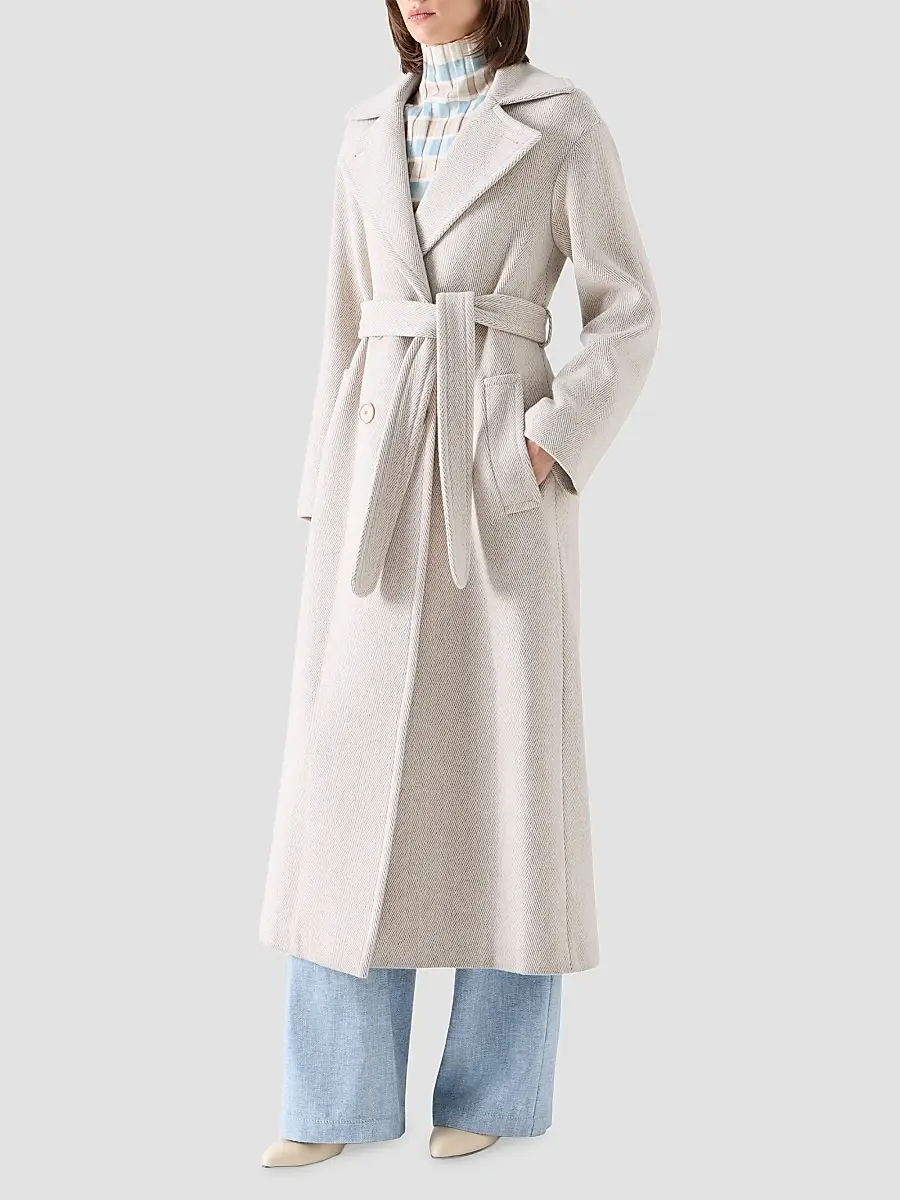 Akris punto Women's Herringbone Wool Coat | Thumbnail 6 Akris punto Women's Herringbone Wool Coat | Thumbnail 6