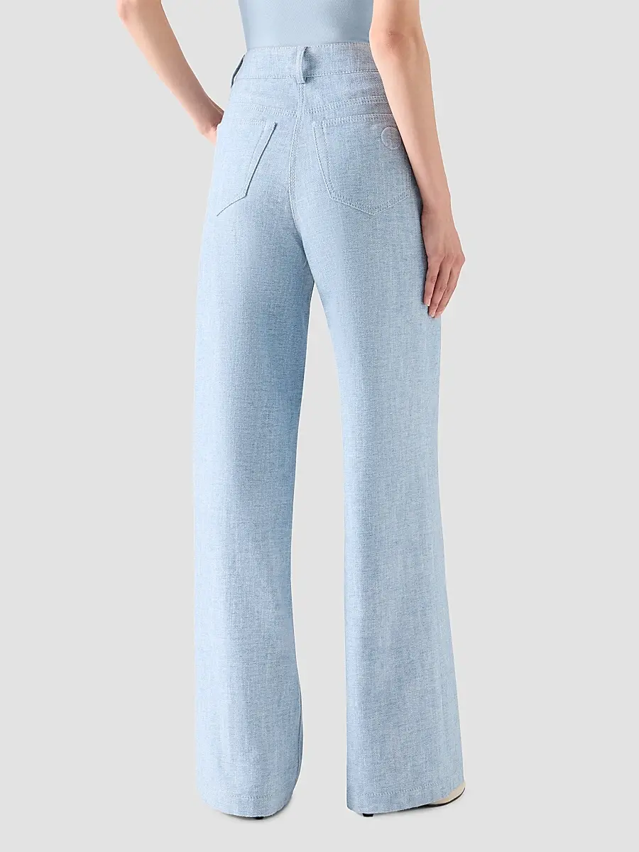 Akris punto Women's Cooper High-Rise Denim Pants | Thumbnail 3 Akris punto Women's Cooper High-Rise Denim Pants | Thumbnail 3