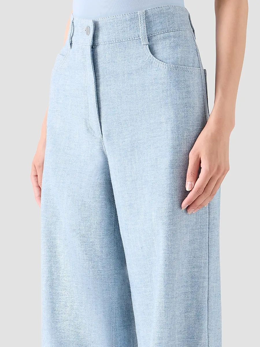 Akris punto Women's Cooper High-Rise Denim Pants | Thumbnail 4 Akris punto Women's Cooper High-Rise Denim Pants | Thumbnail 4