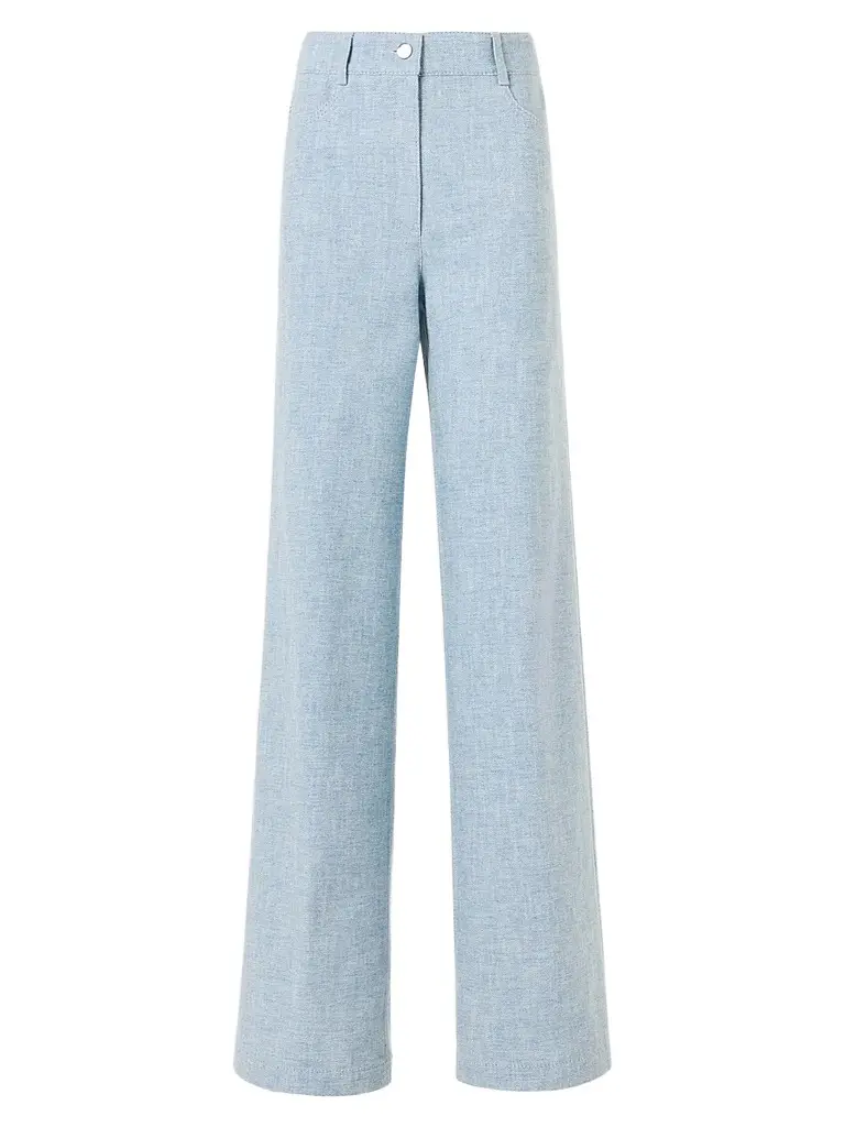 Akris punto Women's Cooper High-Rise Denim Pants | Image 1 Akris punto Women's Cooper High-Rise Denim Pants | Image 1