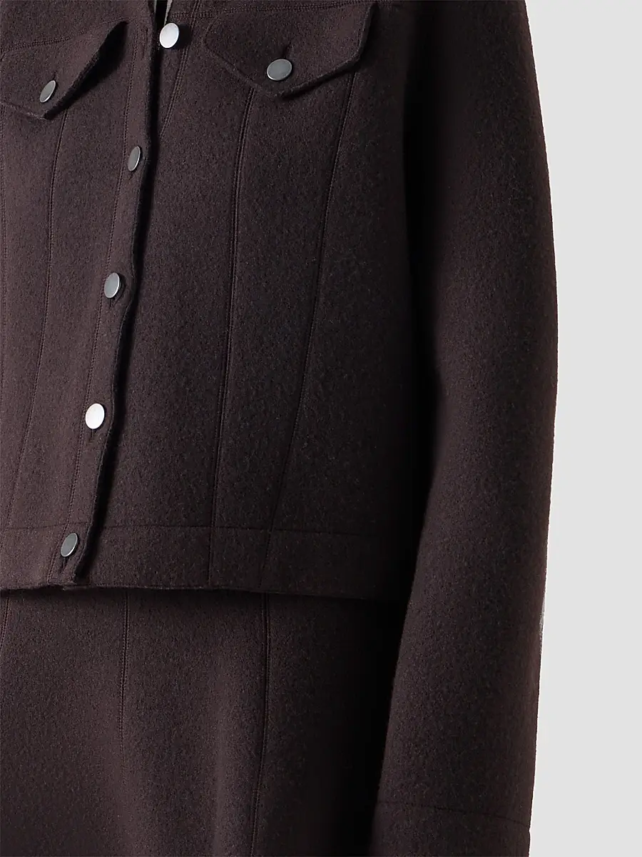 Akris punto Women's Boiled Wool Jacket | Thumbnail 5 Akris punto Women's Boiled Wool Jacket | Thumbnail 5
