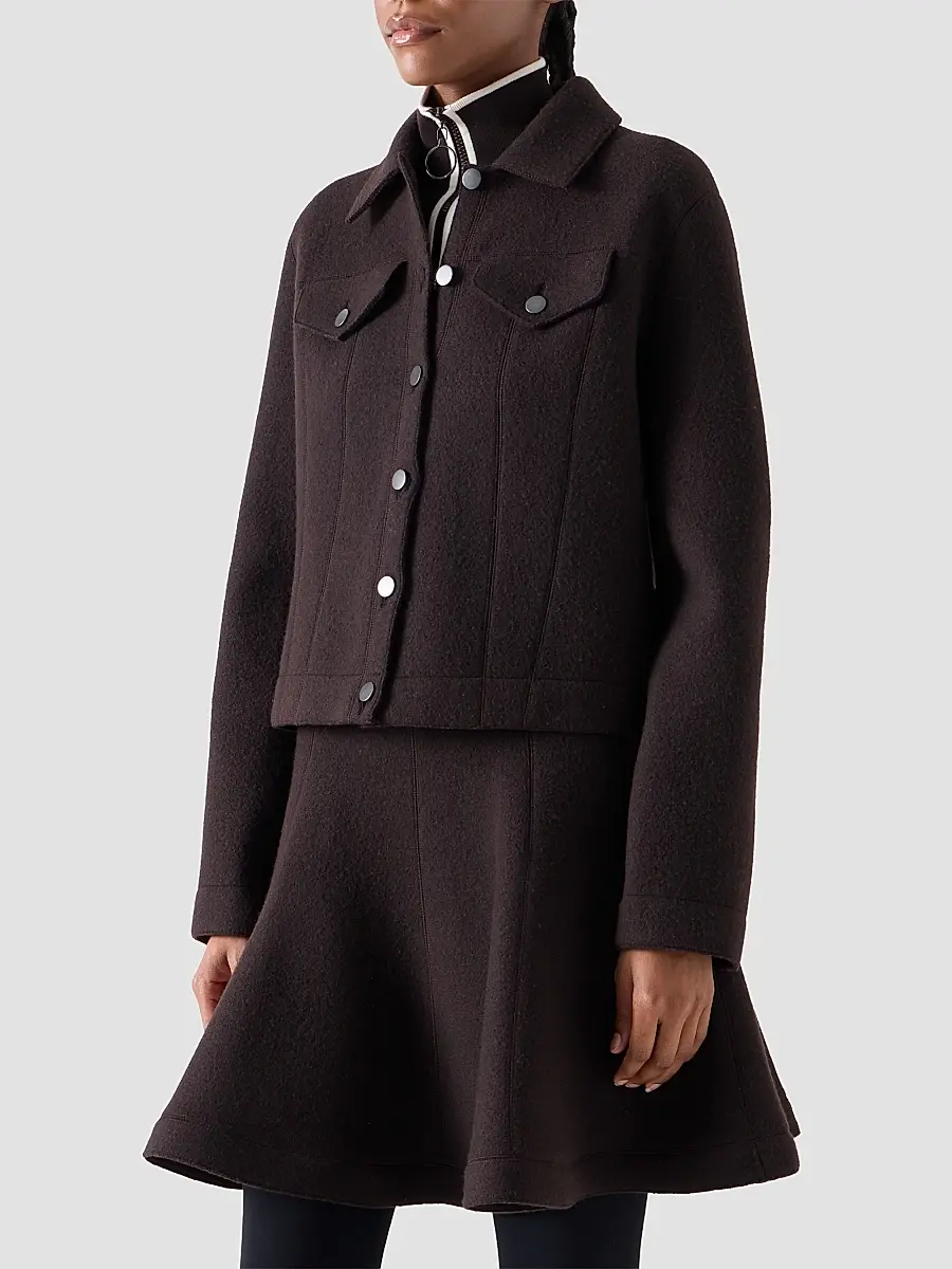 Akris punto Women's Boiled Wool Jacket | Thumbnail 6 Akris punto Women's Boiled Wool Jacket | Thumbnail 6