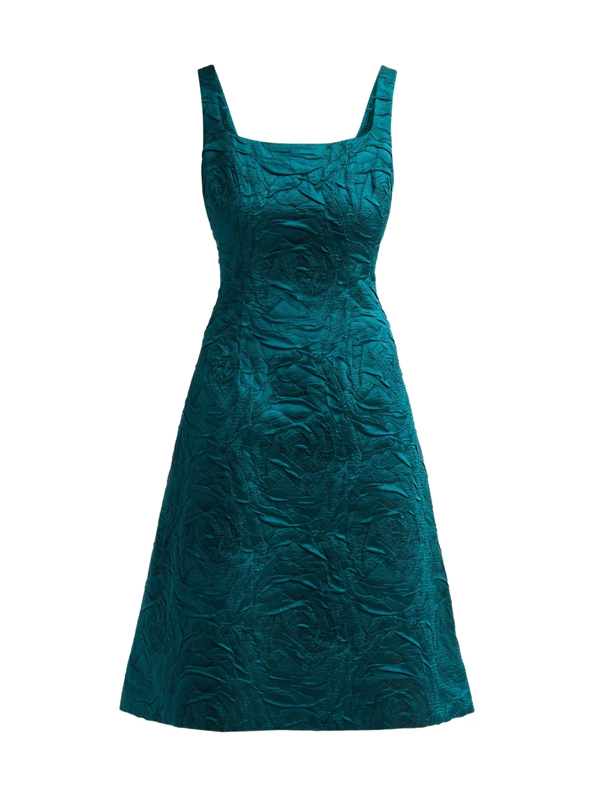 Women's Embossed Jacquard Mini Dress