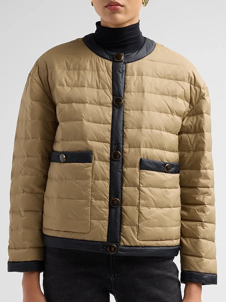 Veronica Beard Women's Pearson Quilted Button-Front Jacket | Thumbnail 5 Veronica Beard Women's Pearson Quilted Button-Front Jacket | Thumbnail 5
