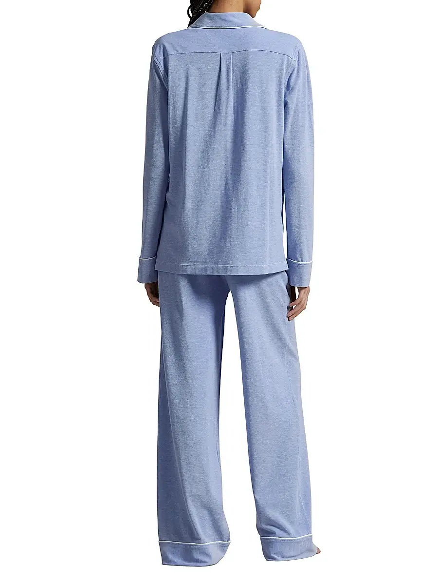 Polo Ralph Lauren Women's Knit Oxford Madison Pajamas | Thumbnail 3 Polo Ralph Lauren Women's Knit Oxford Madison Pajamas | Thumbnail 3