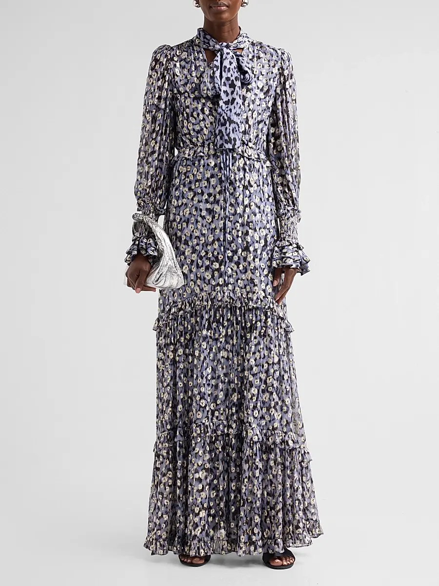Kobi Halperin Women's Dana Animal-Print Maxi Dress | Thumbnail 2 Kobi Halperin Women's Dana Animal-Print Maxi Dress | Thumbnail 2