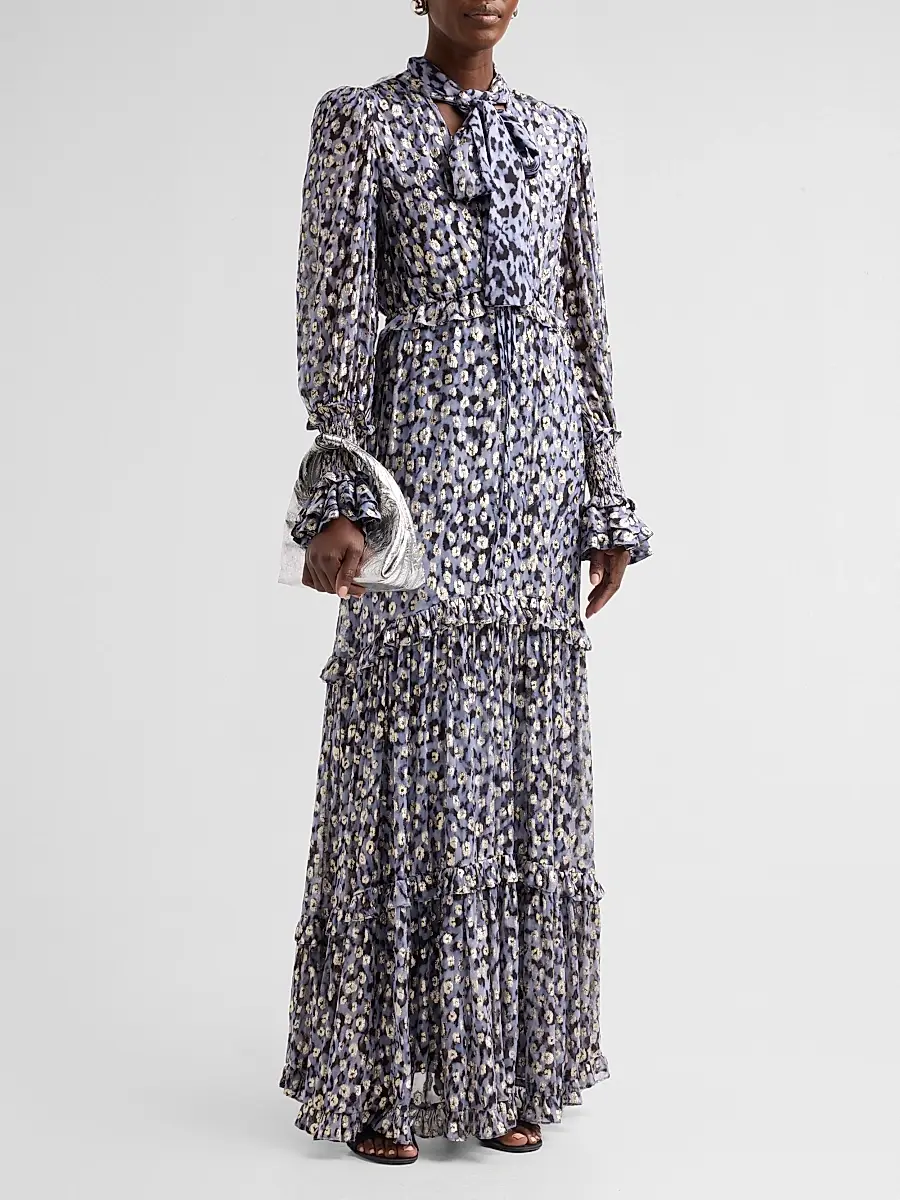 Kobi Halperin Women's Dana Animal-Print Maxi Dress | Thumbnail 4 Kobi Halperin Women's Dana Animal-Print Maxi Dress | Thumbnail 4