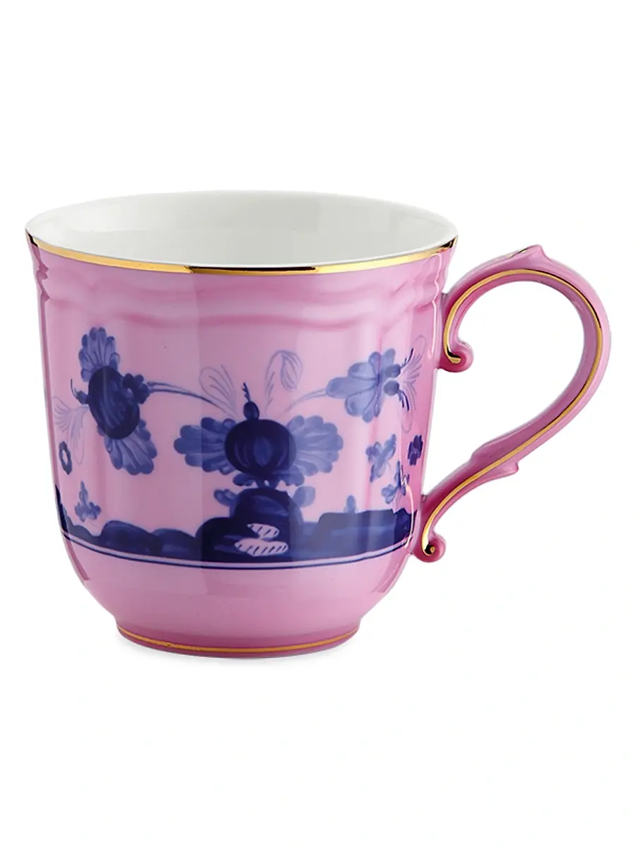 GINORI 1735 Oriente Italiano Gold-Rimmed Mug