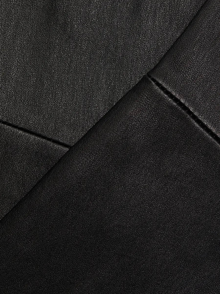 LAMARQUE Women's Faris Leather Flared Crop Pants | Thumbnail 7