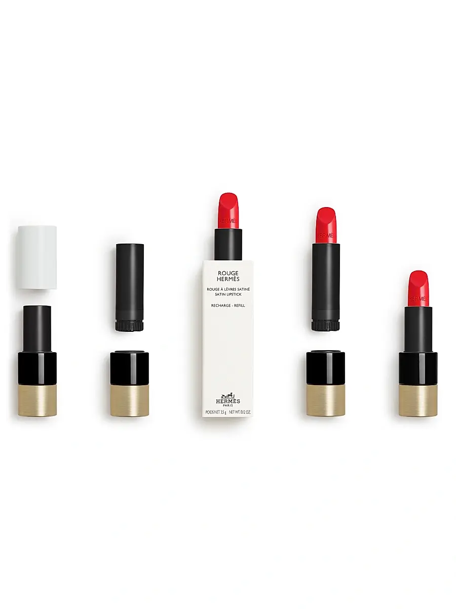HERMÈS Women's Rouge Hermes Satin Lipstick Refill | Thumbnail 3 HERMÈS Women's Rouge Hermes Satin Lipstick Refill | Thumbnail 3