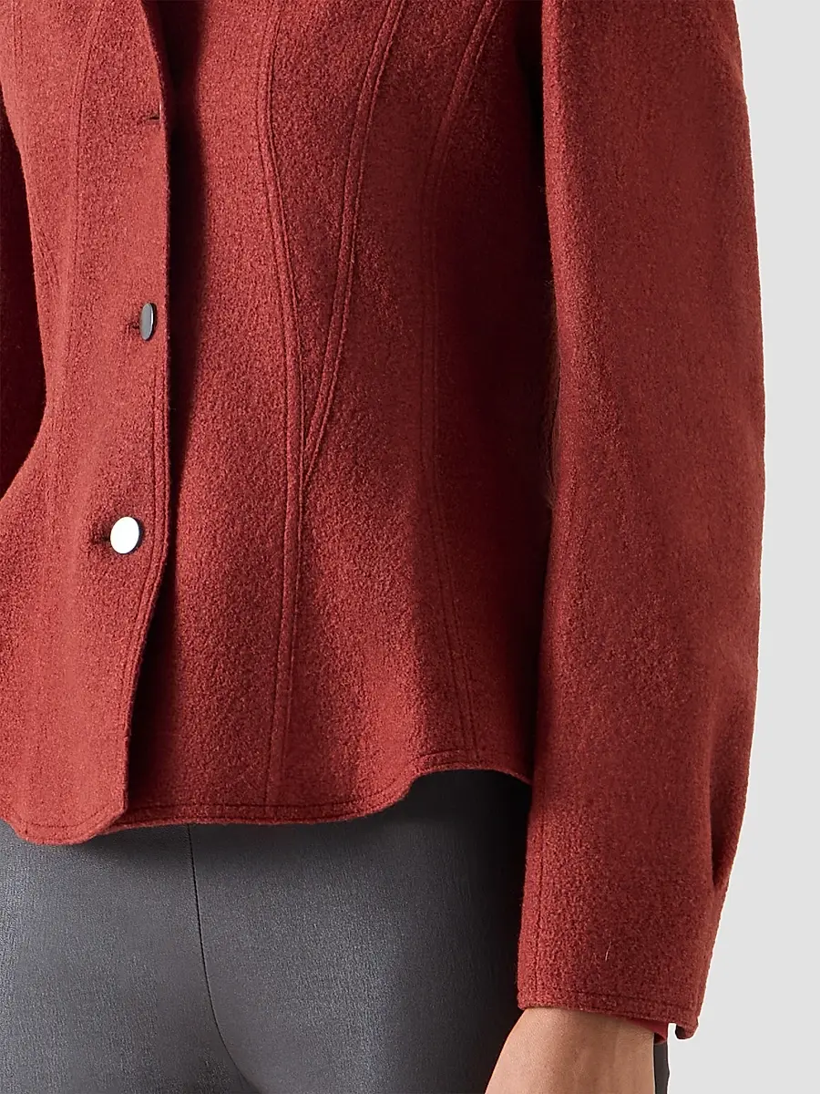 Akris punto Women's Boiled Wool Short Jacket | Thumbnail 5