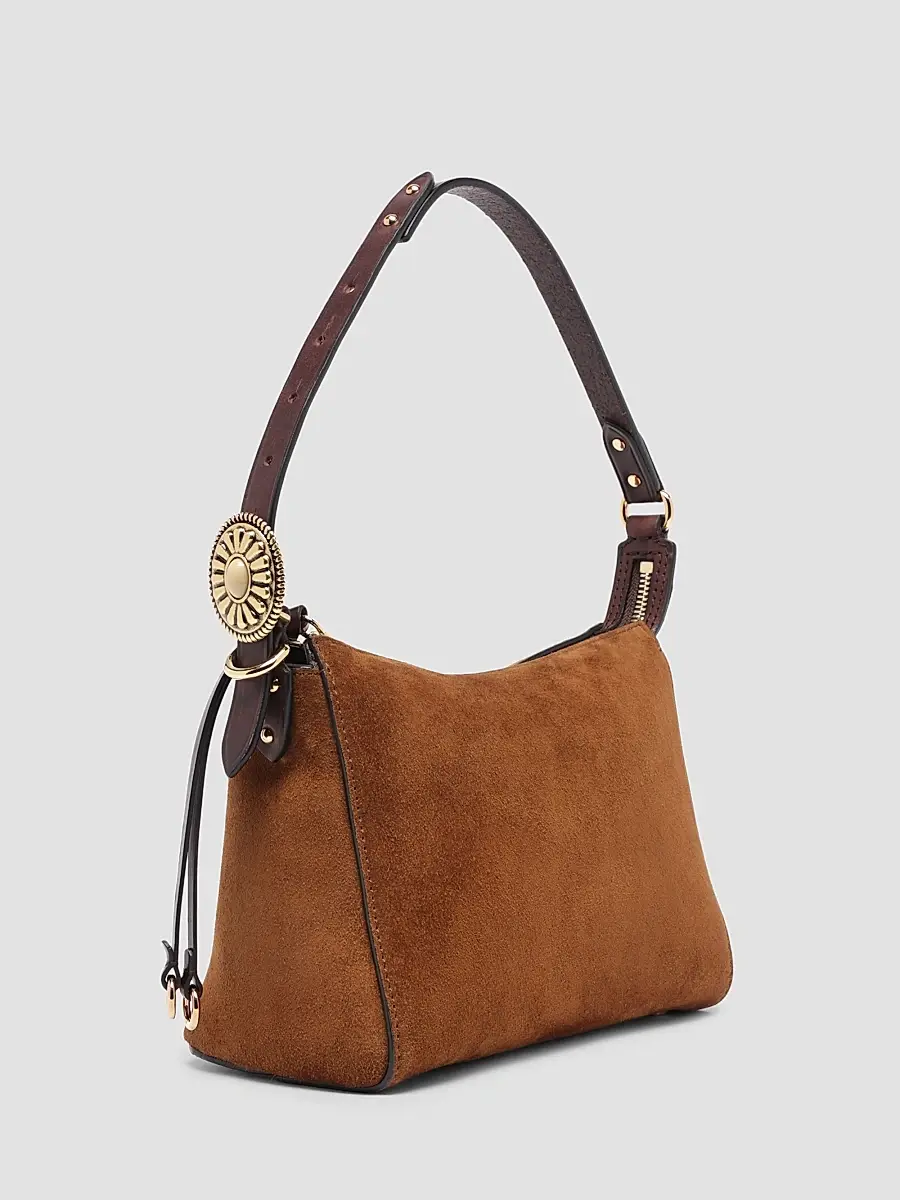 Etro Women's Small Suede Hobo Shoulder Bag | Thumbnail 5 Etro Women's Small Suede Hobo Shoulder Bag | Thumbnail 5