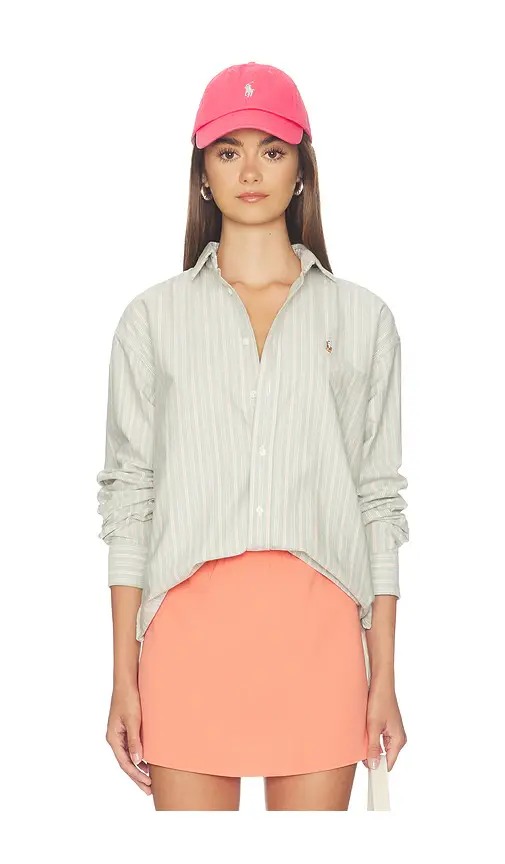Polo Ralph Lauren Oxford Long Sleeve Collared Sport Shirt