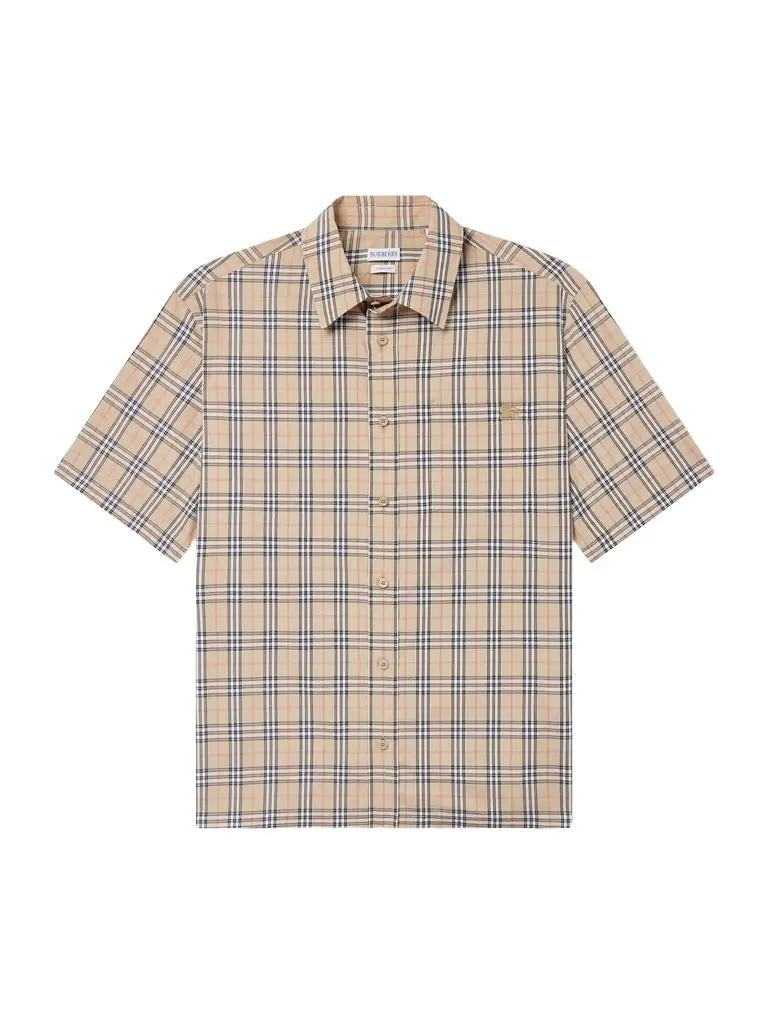 Checked Cotton-Poplin Shirt - Men
