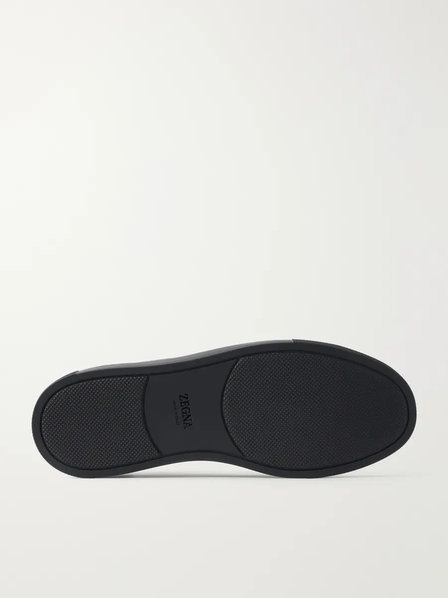 Zegna Full-Grain Leather Sneakers - Men | Thumbnail 3