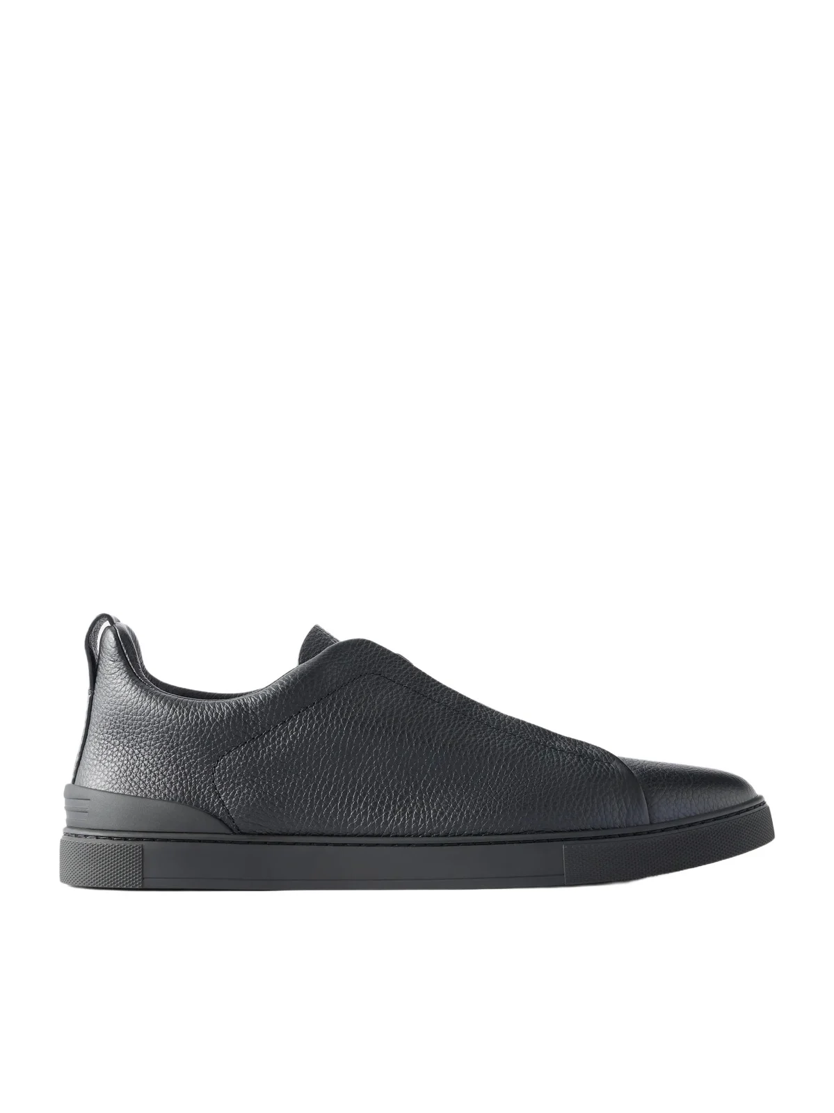 Zegna Full-Grain Leather Sneakers - Men