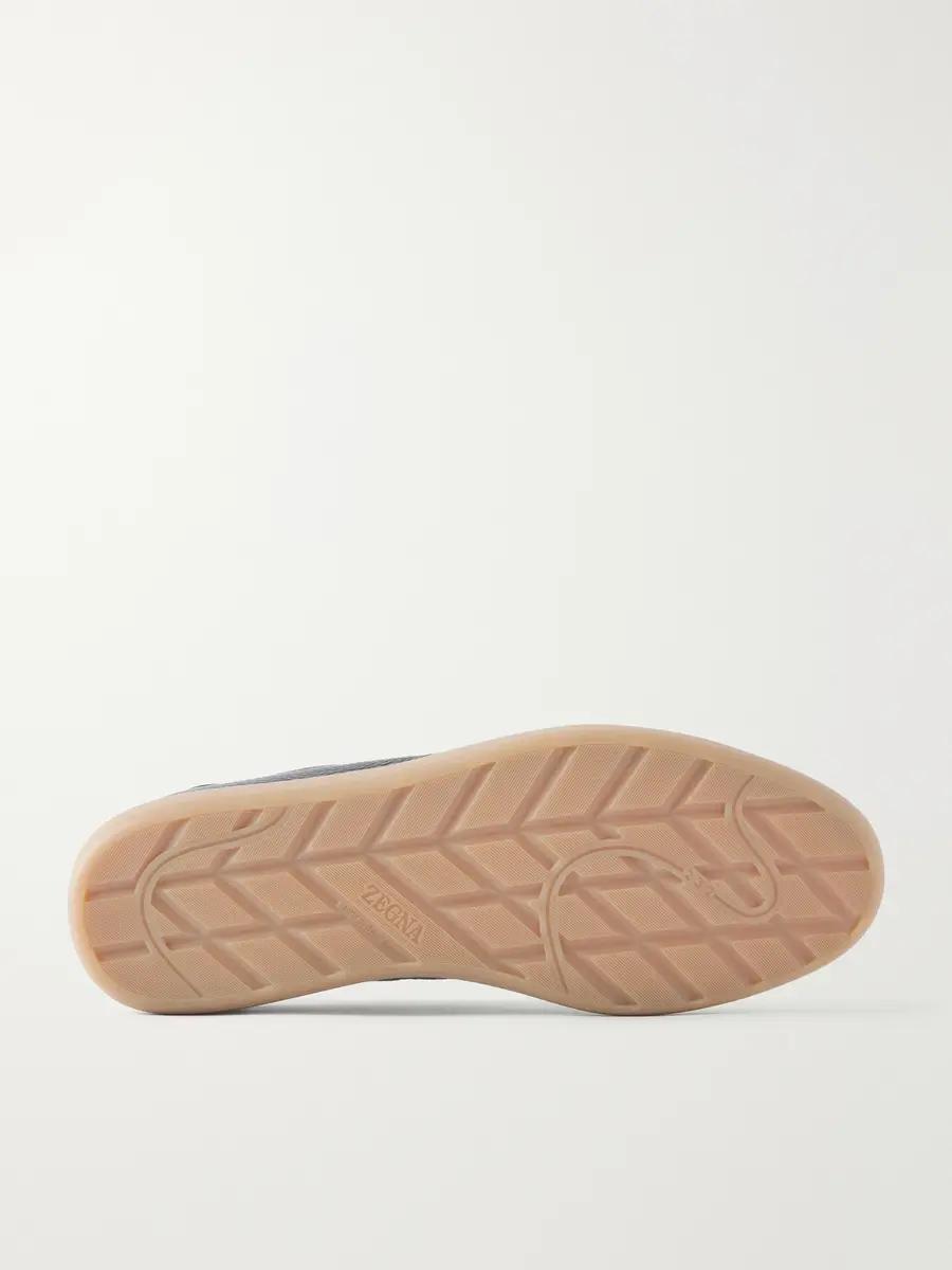 Zegna 232 Full-Grain Leather Sneakers - Men | Thumbnail 3