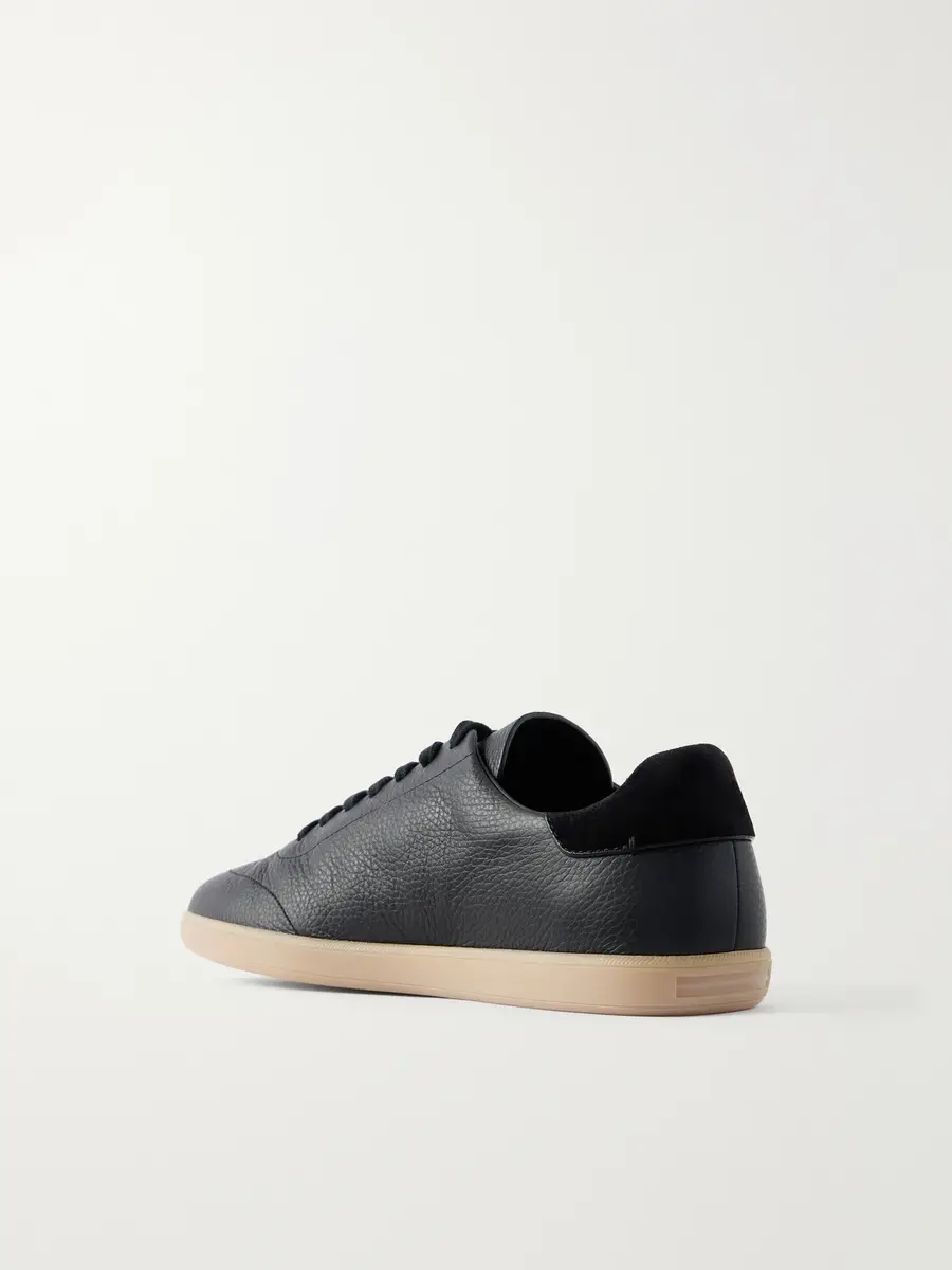 Zegna 232 Full-Grain Leather Sneakers - Men | Thumbnail 4