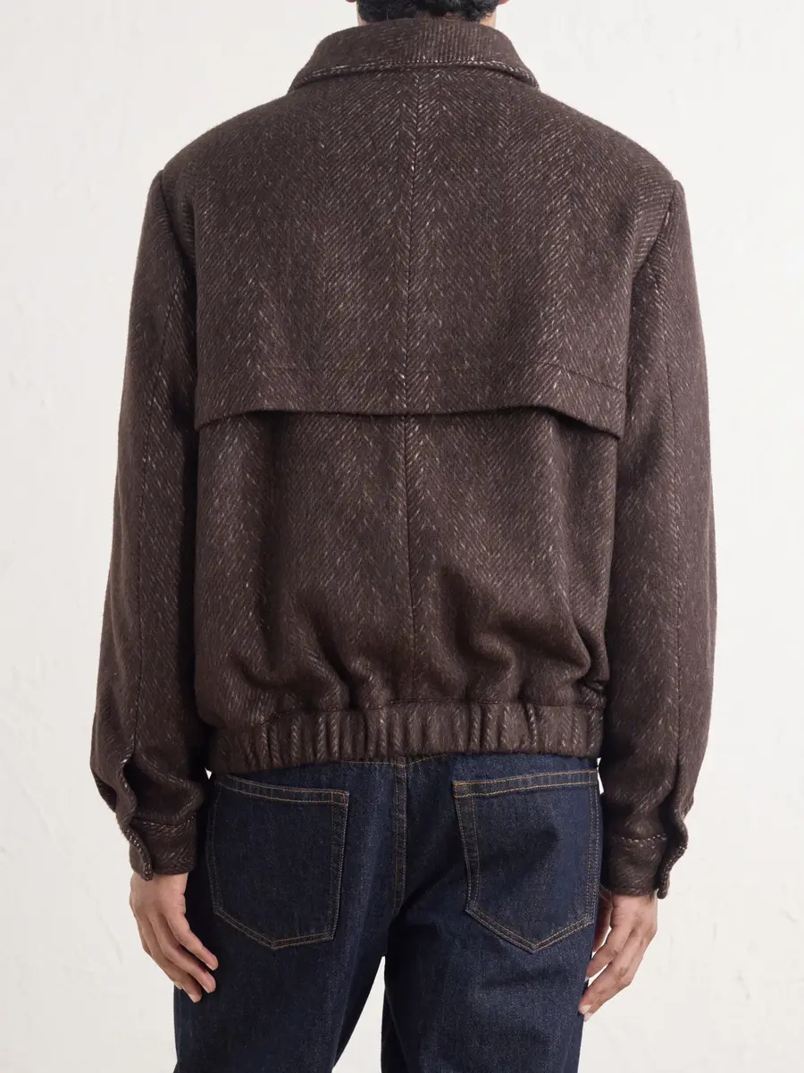 Altea Arden Herringbone Blouson Jacket - Men | Thumbnail 4