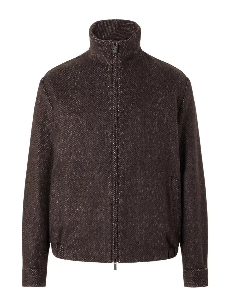 Altea Arden Herringbone Blouson Jacket - Men | Image 1 Altea Arden Herringbone Blouson Jacket - Men | Image 1
