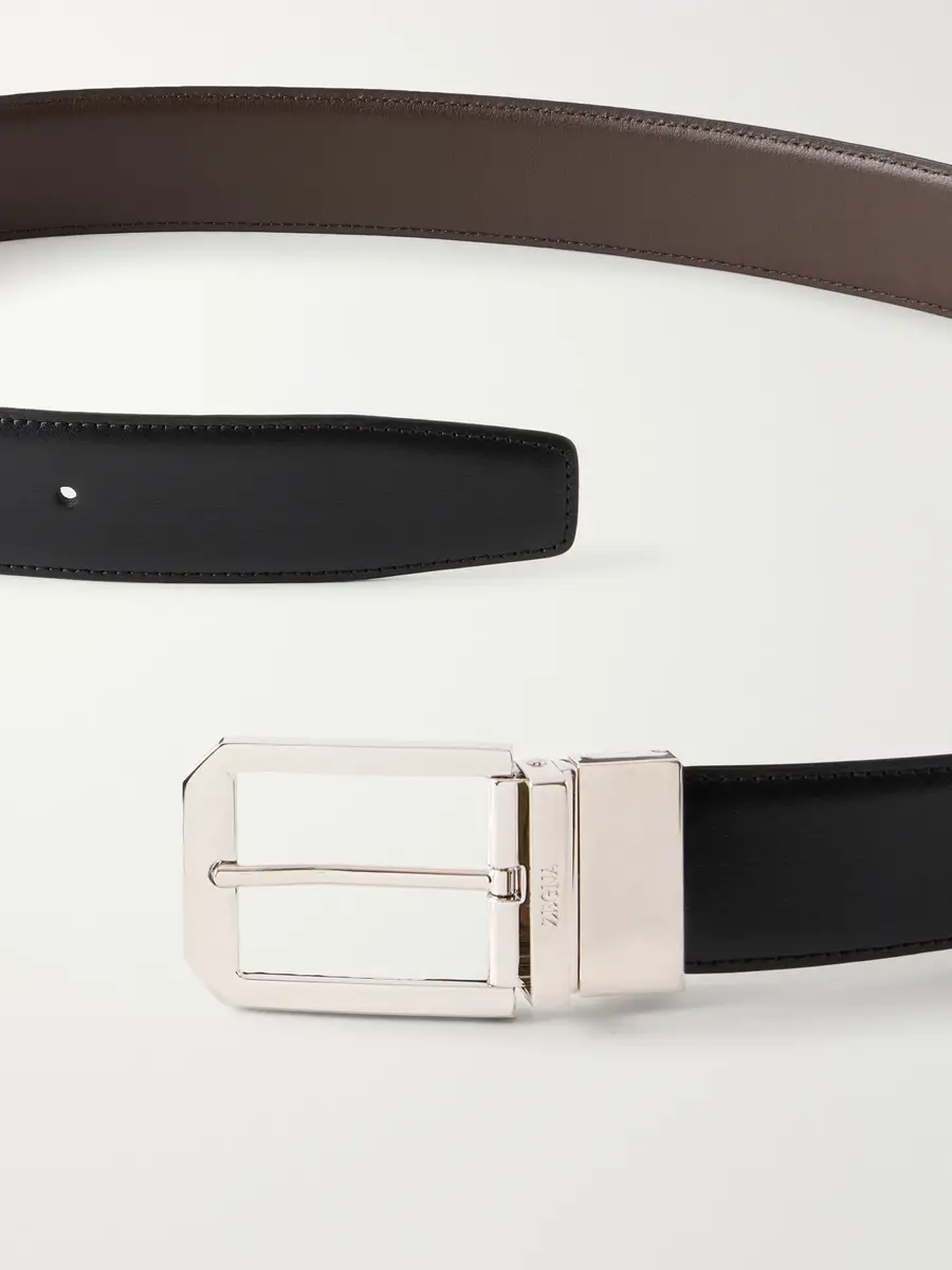Zegna 3cm Reversible Leather Belt - Men | Thumbnail 3 Zegna 3cm Reversible Leather Belt - Men | Thumbnail 3