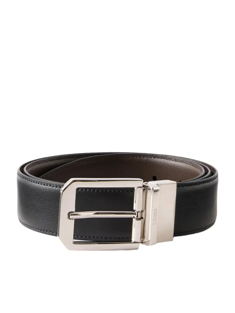 Zegna 3cm Reversible Leather Belt - Men | Image 1 Zegna 3cm Reversible Leather Belt - Men | Image 1