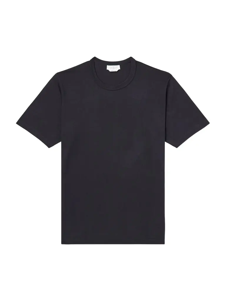 Gabriela Hearst Bandeira Silk T-Shirt - Men | Image 1 Gabriela Hearst Bandeira Silk T-Shirt - Men | Image 1