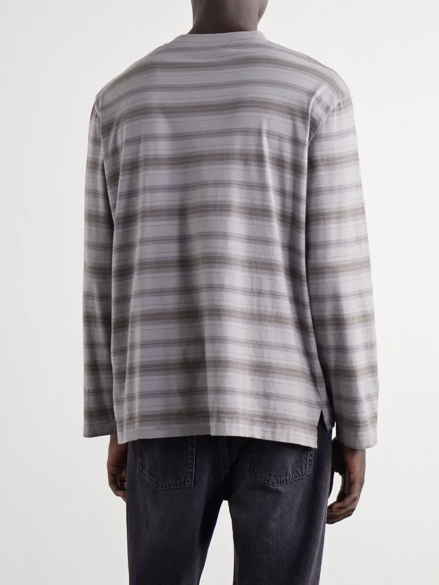 Our Legacy Striped Cotton-Jersey T-Shirt - Men | Thumbnail 4 Our Legacy Striped Cotton-Jersey T-Shirt - Men | Thumbnail 4