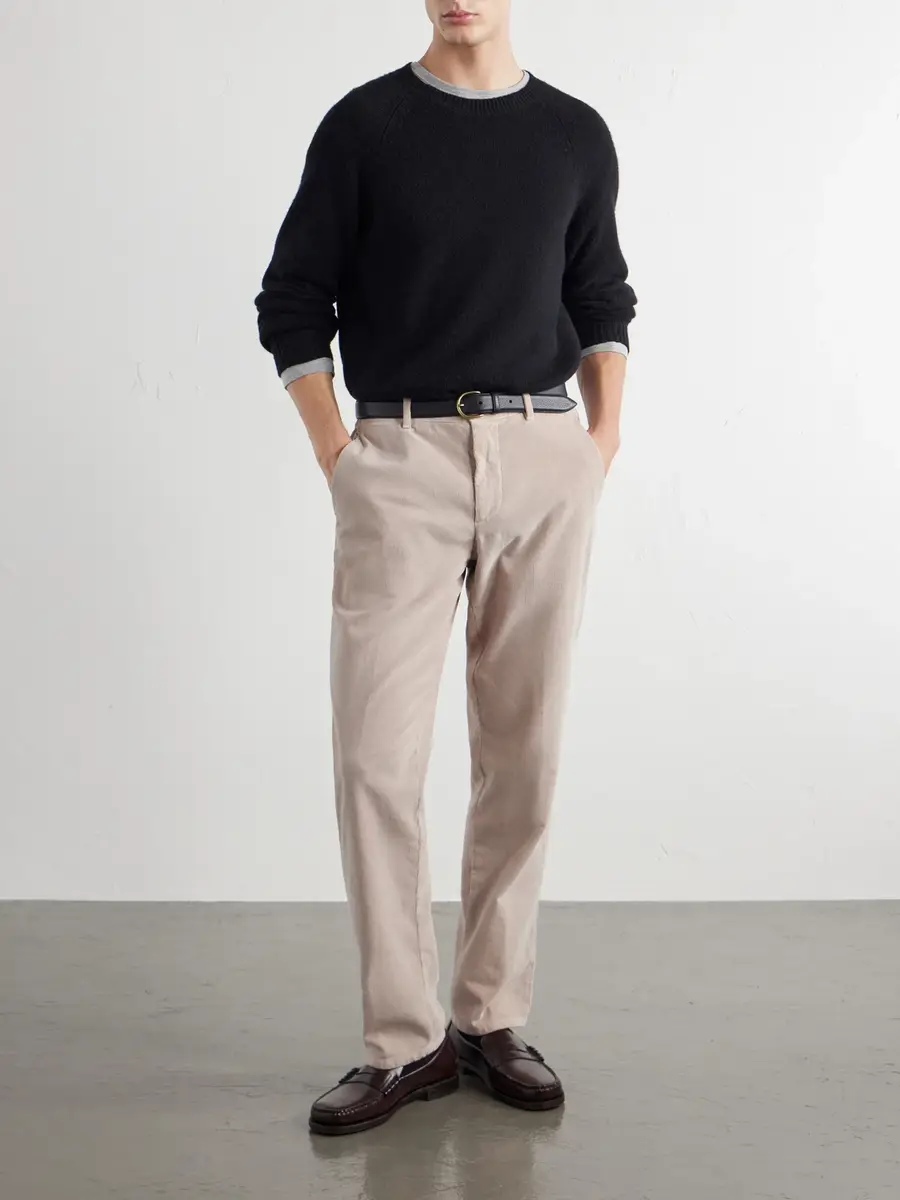 Altea Dumbo Straight-Leg Cotton-Blend Corduroy Trousers - Men | Thumbnail 2 Altea Dumbo Straight-Leg Cotton-Blend Corduroy Trousers - Men | Thumbnail 2