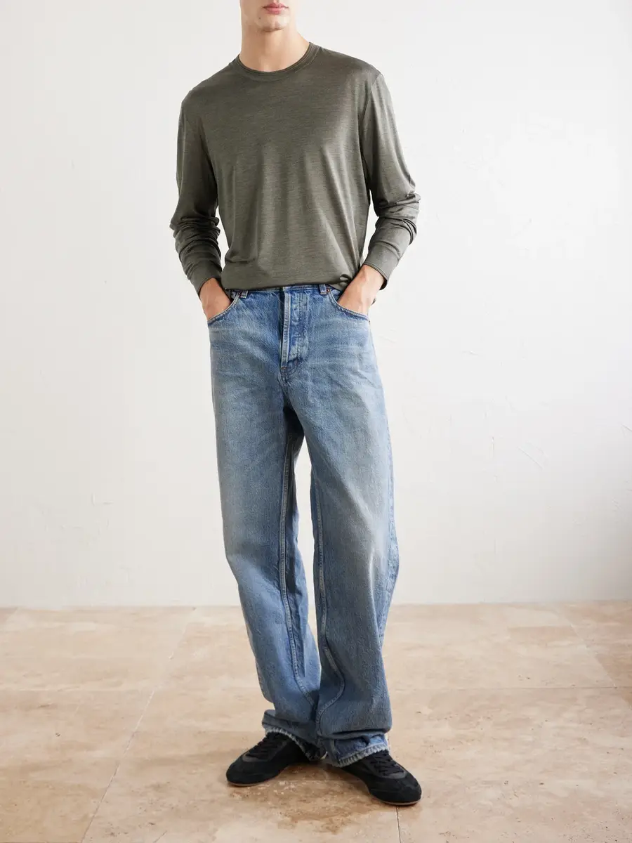Dolce & Gabbana Pastello Silk-Jersey T-Shirt - Men | Thumbnail 2