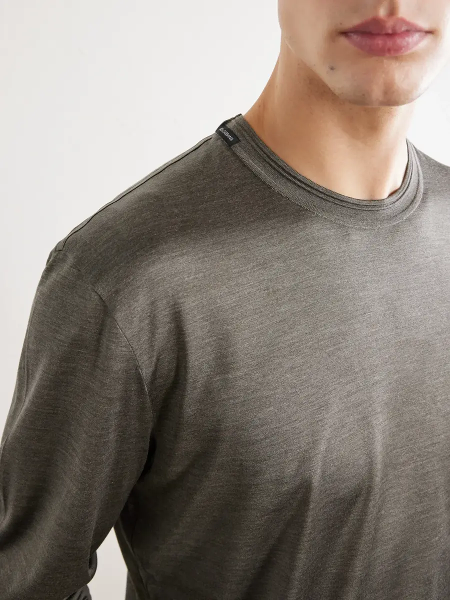 Dolce & Gabbana Pastello Silk-Jersey T-Shirt - Men | Thumbnail 5
