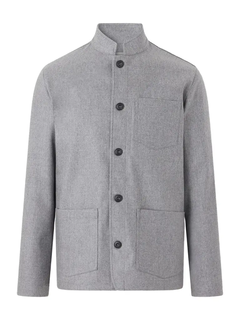 Pablo Wool-Blend Flannel Blouson Jacket - Men Pablo Wool-Blend Flannel Blouson Jacket - Men