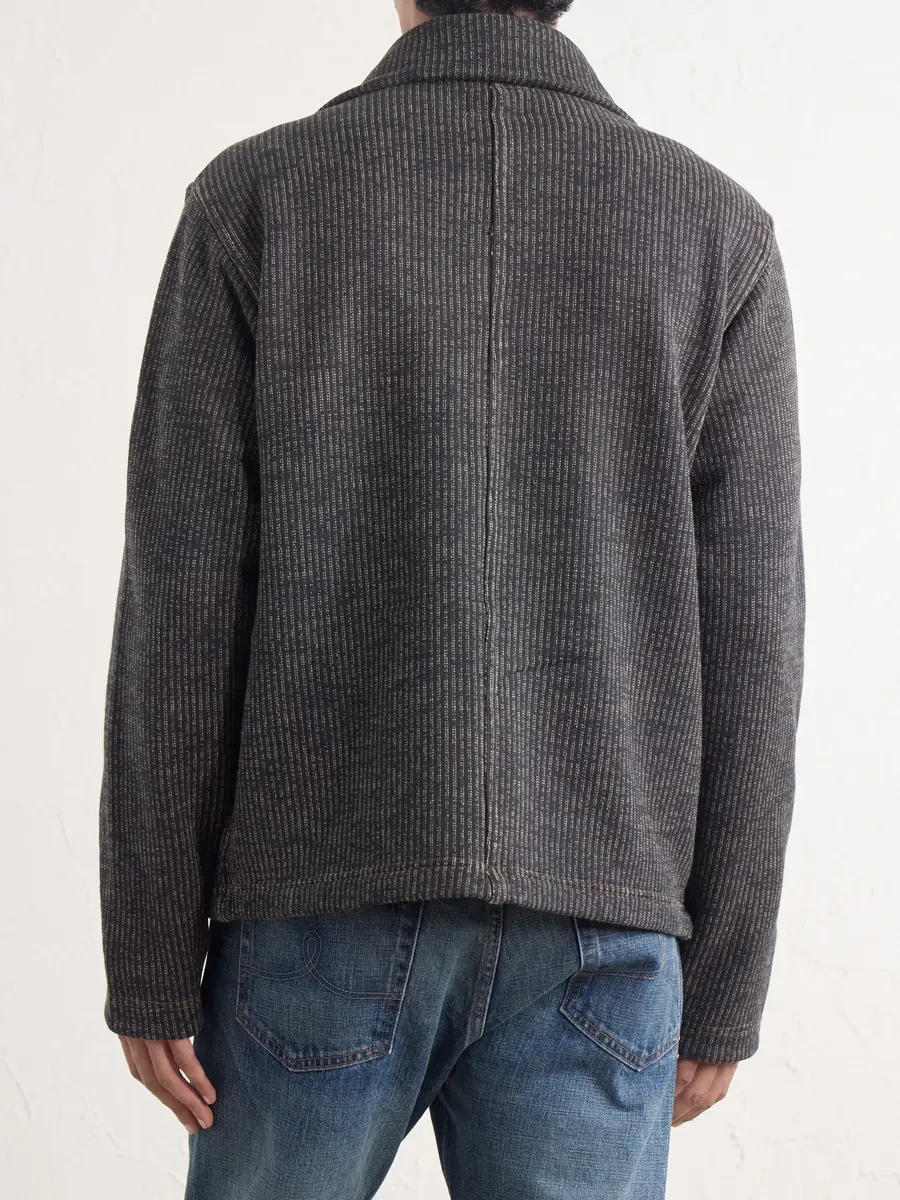 RRL Charles Striped Cotton-Blend Fleece Jacket - Men | Thumbnail 4 RRL Charles Striped Cotton-Blend Fleece Jacket - Men | Thumbnail 4