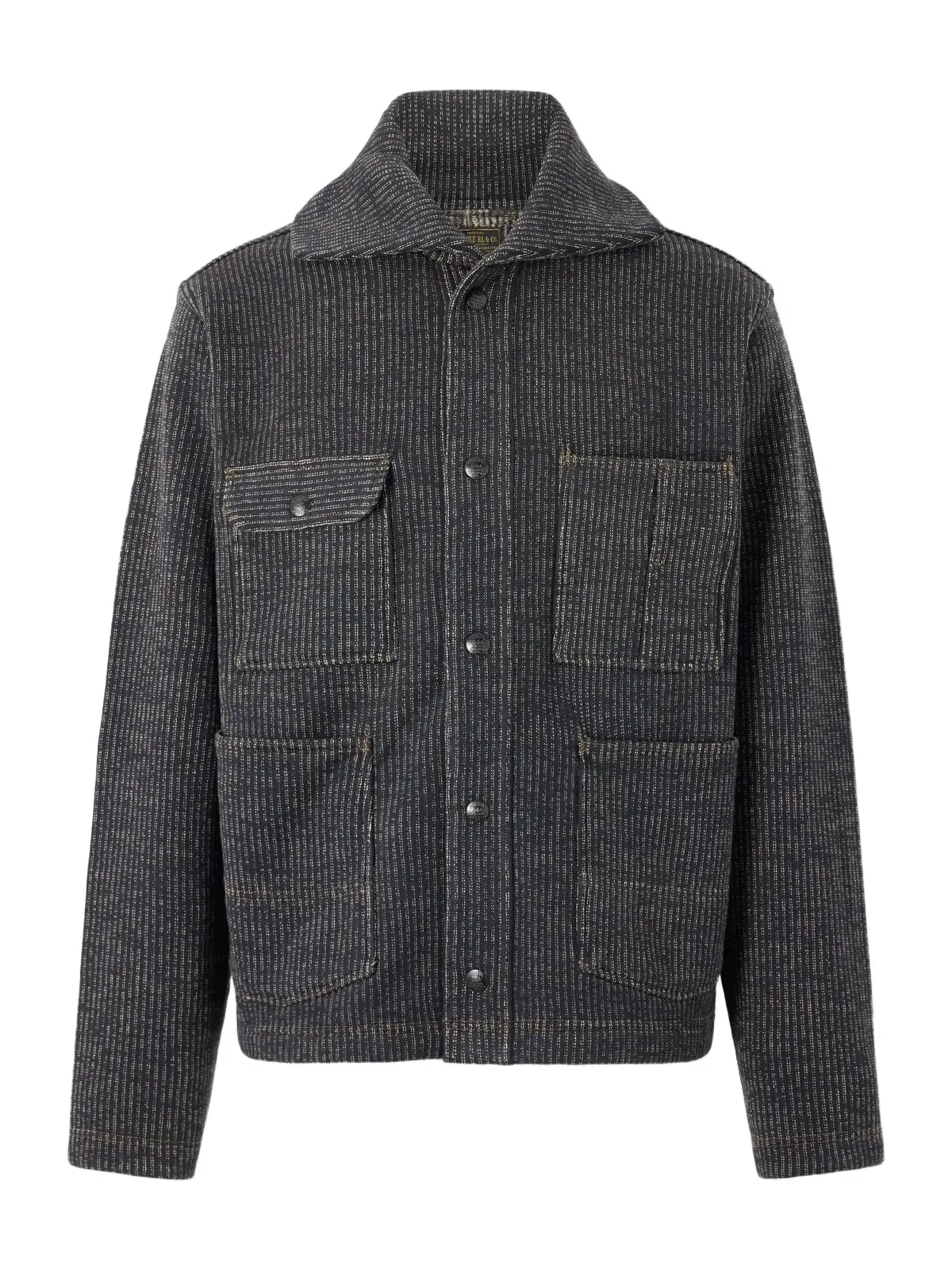Charles Striped Cotton-Blend Fleece Jacket - Men Charles Striped Cotton-Blend Fleece Jacket - Men