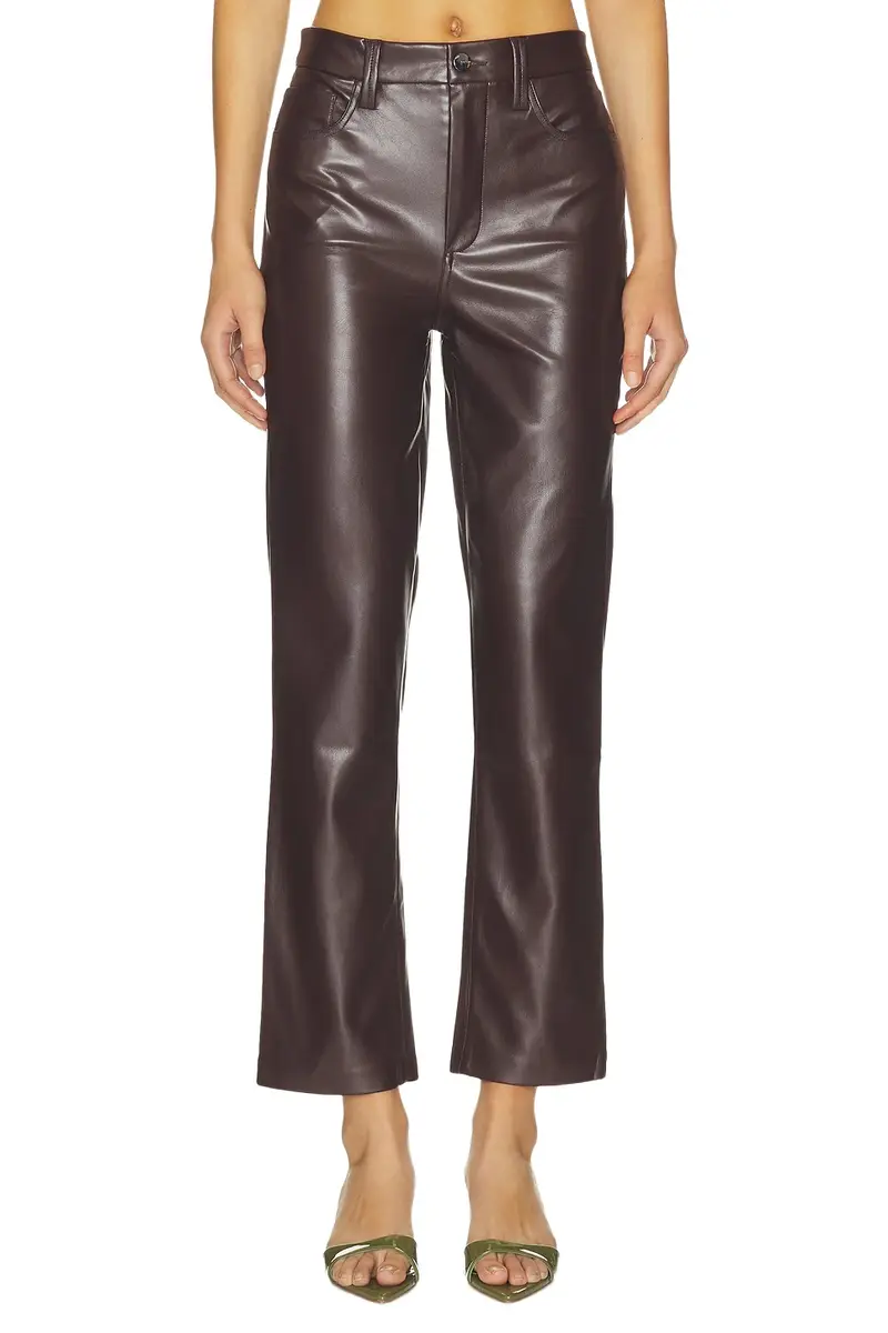 The Lyra Slim Ankle Faux Leather Pants The Lyra Slim Ankle Faux Leather Pants