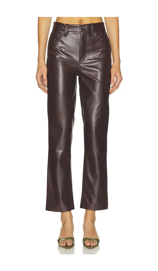 Joe's Jeans The Lyra Slim Ankle Faux Leather Pants