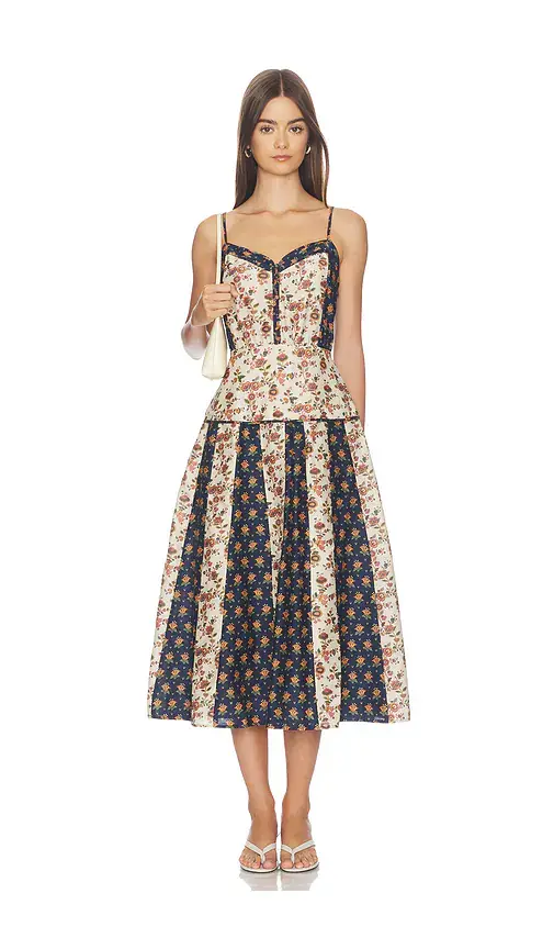 Polo Ralph Lauren Cotton Silk V-neck Sleeveless A Line Dresses