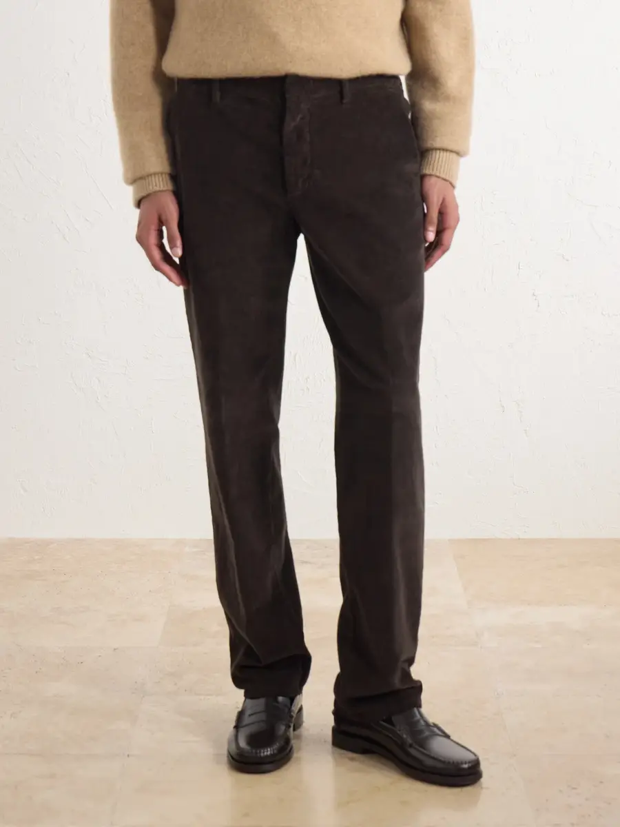 Altea Dumbo Straight-Leg Cotton-Blend Corduroy Trousers - Men | Thumbnail 3