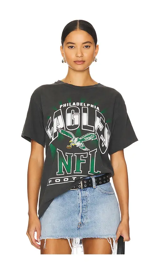 Junk Food Eagles Chrome Vintage Tee | Image 1 Junk Food Eagles Chrome Vintage Tee | Image 1