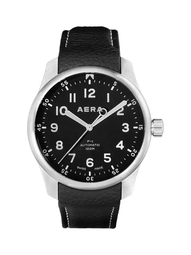 P-1 Pilot Automatic Stainless Steel Watch - Men