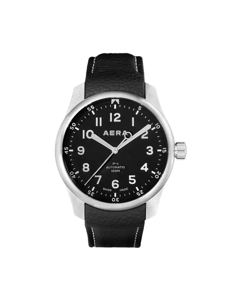 Aera P-1 Pilot Automatic Stainless Steel Watch - Men | Image 1 Aera P-1 Pilot Automatic Stainless Steel Watch - Men | Image 1