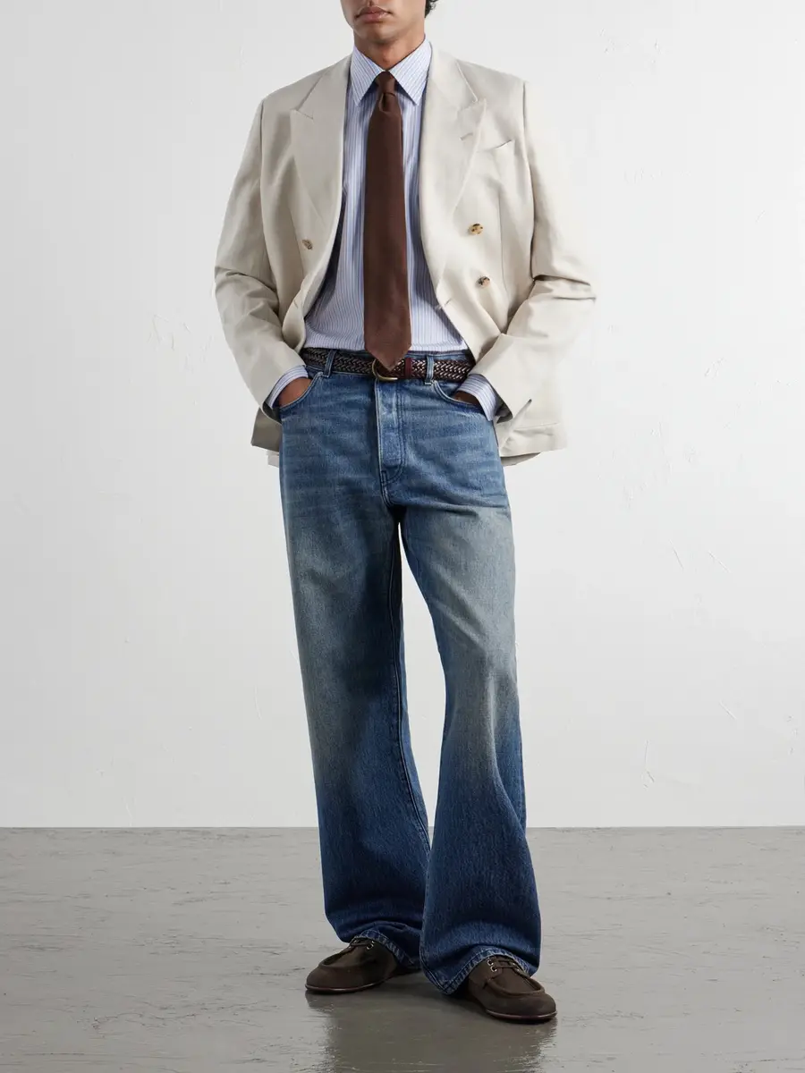 Dolce & Gabbana Classic-Collar Striped Cotton-Poplin Shirt - Men | Thumbnail 2