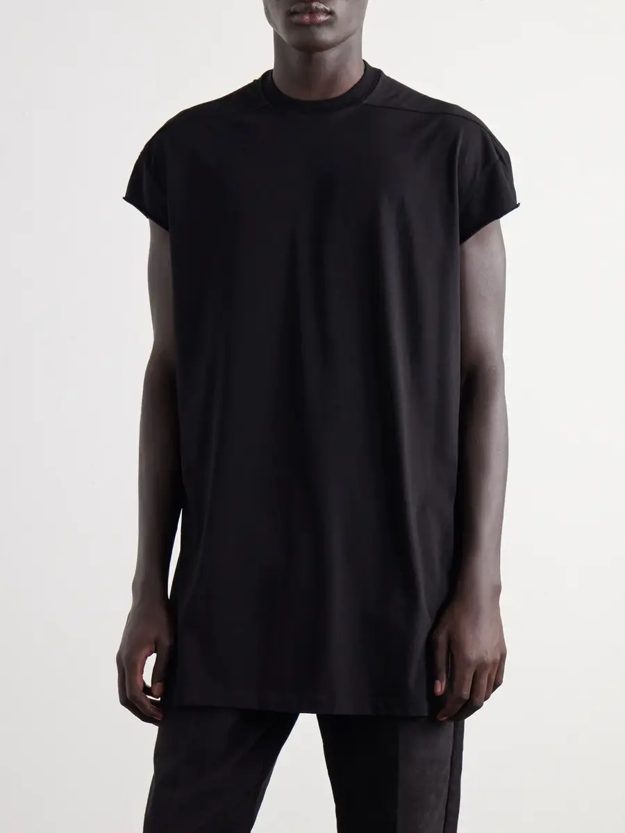 Rick Owens Cotton-Jersey T-Shirt - Men | Thumbnail 3 Rick Owens Cotton-Jersey T-Shirt - Men | Thumbnail 3